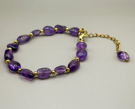 Bransoletka z Ametystu – Spokój, Intuicja i Równowaga
